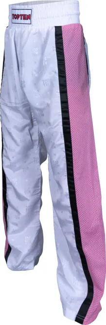 Hovedbilde TOP TEN Mesh Kickboxingbukse - Hvit/Rosa